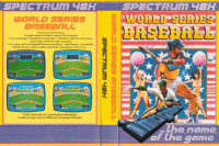 World Series Baseball ZX Spectrum  box art